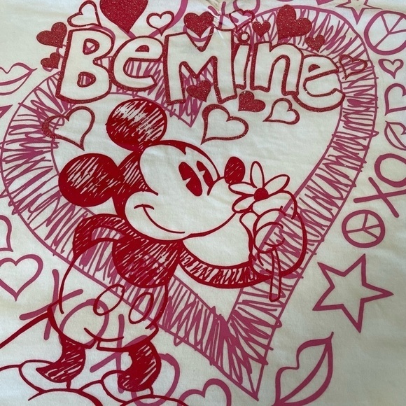 Disney women’s Micky Hearts camisole tank top with adjustable strap size large - Picture 4 of 4